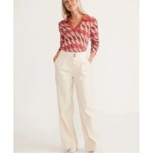 Marine Layer Cream Trousers